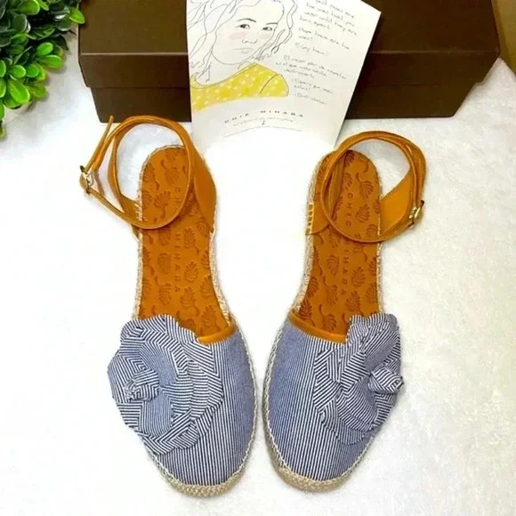 Chie Mihar Praga Navy Sandals Sz 10 - Picture 3 of 8